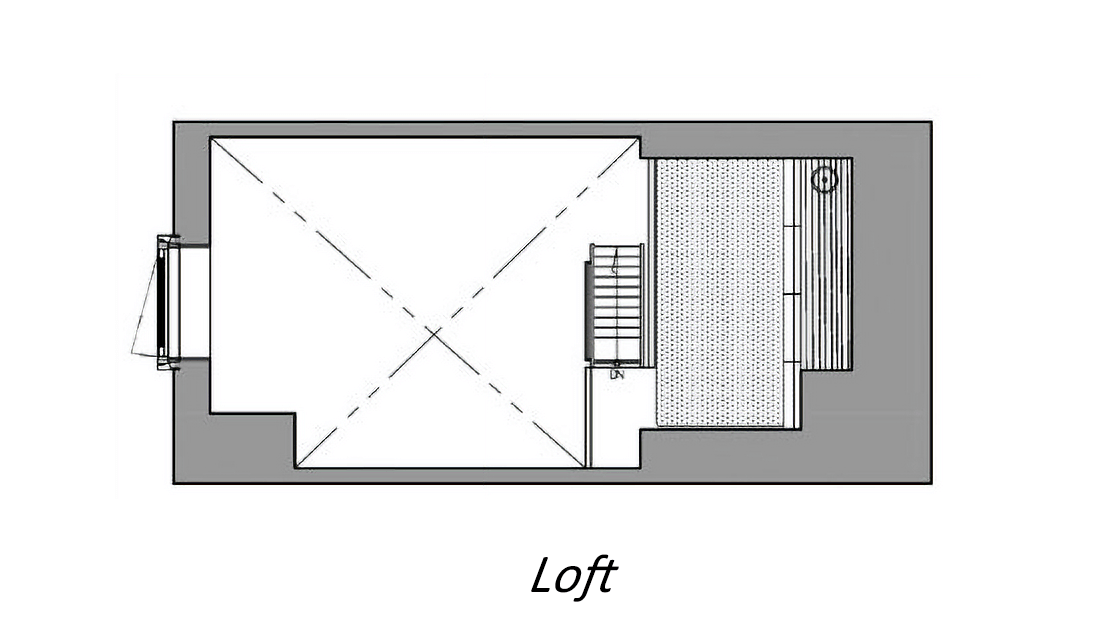 Standard Twin with Loft (1F)