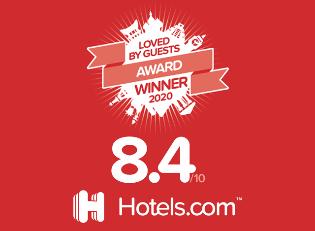 3年連続で Hotels.com「 Loved By Guests Award 2020（宿泊者が選ぶ人気宿アワード2020）」を受賞！

