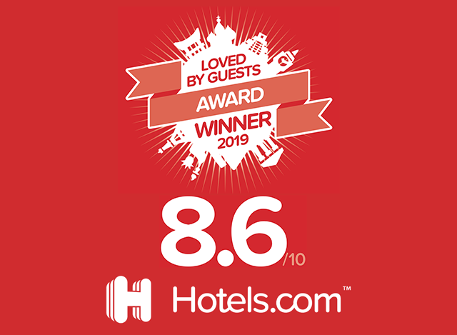 2年連続で Hotels.com「 Loved By Guests Award 2019（宿泊者が選ぶ人気宿アワード2019）」を受賞！
