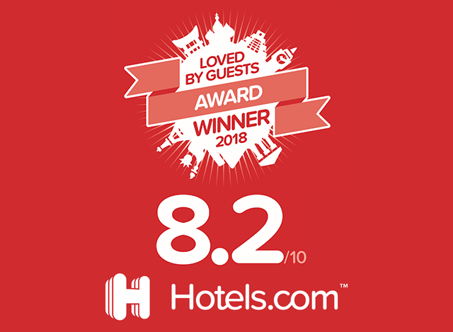 Hotels.com「 Loved By Guests Award 2018（宿泊者が選ぶ人気宿アワード2018）」を受賞！
