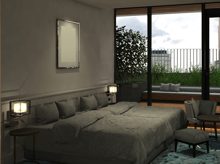 Terrace Deluxe Twin Room