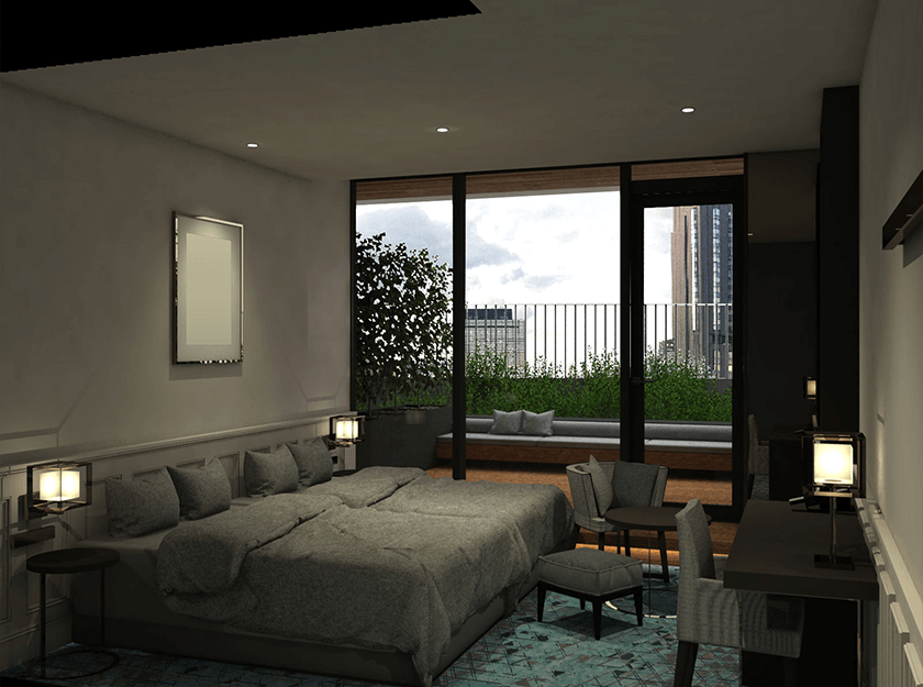 Terrace Twin Room
