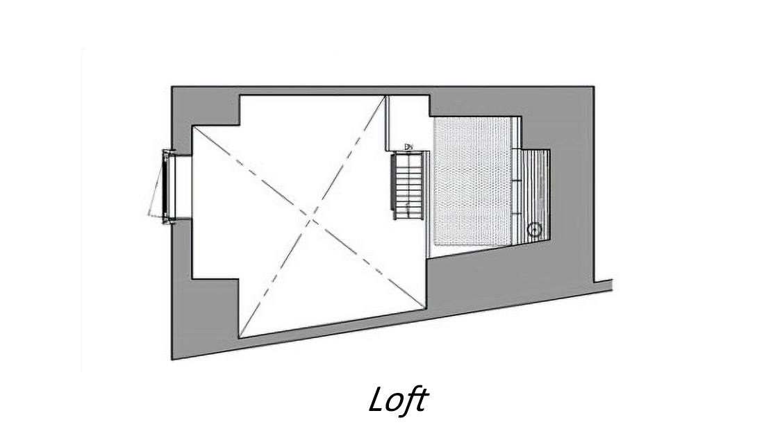 Deluxe Double with Loft and Terrace (1F)