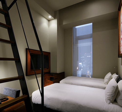 Standard Twin with Loft (12F)