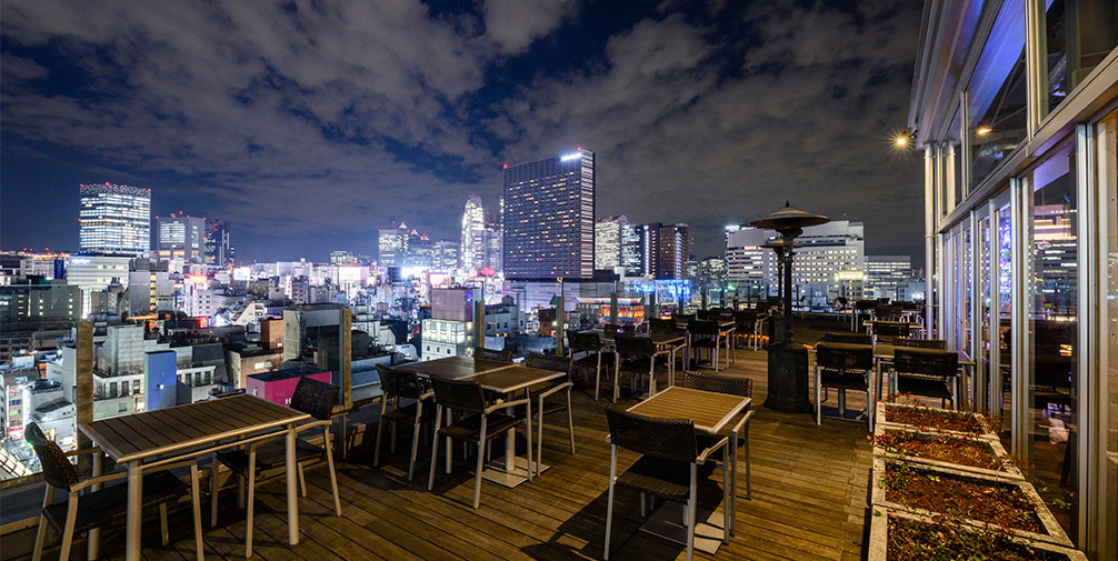 Roof Top Bar Terrace G Shinjuku Granbell Hotel