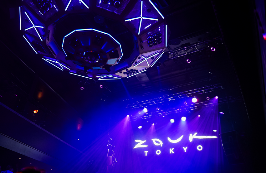 ナイトクラブ Zouk Tokyo（2023年10月6日オープン）
