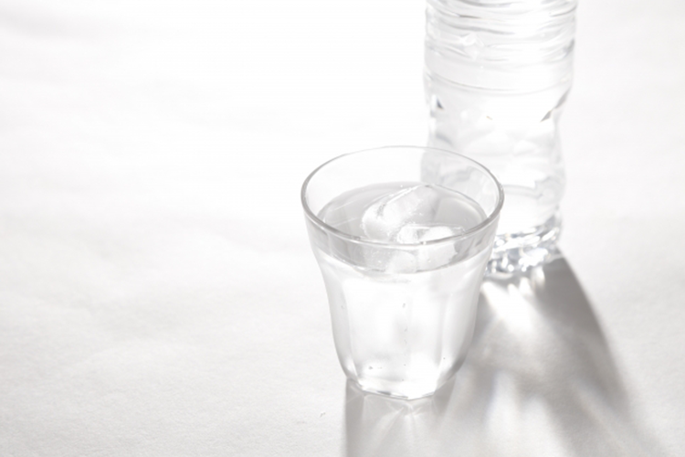 Complimentary bottle of water