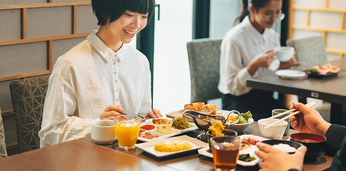 1日の始まりに嬉しい朝食ビュッフェ