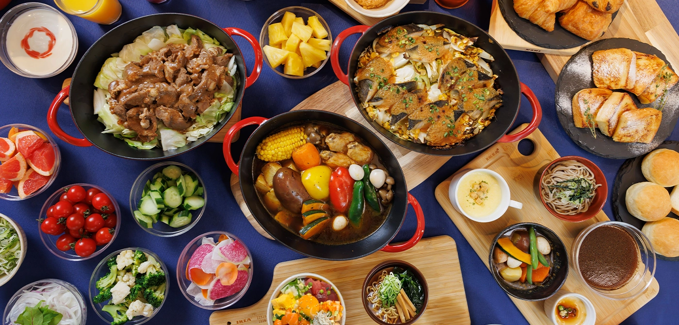 朝食ビュッフェ