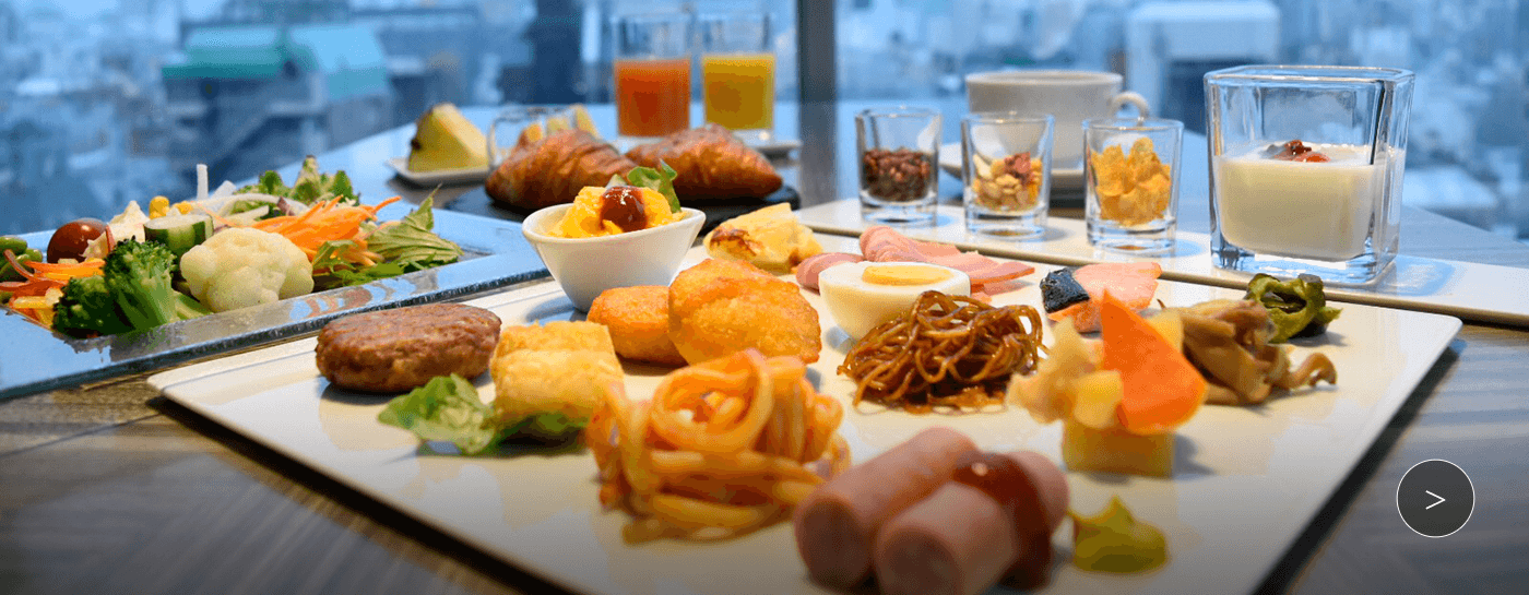 和洋30種以上から選べる朝食ブッフェ