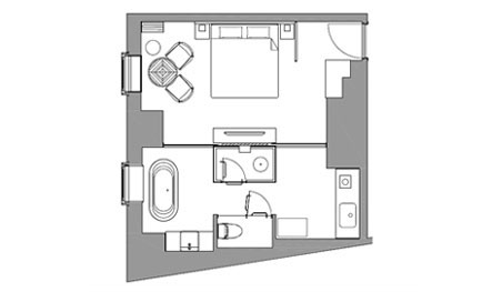 エグゼクティブマチュアダブル（キッチン・洗濯機付） 客室画像8