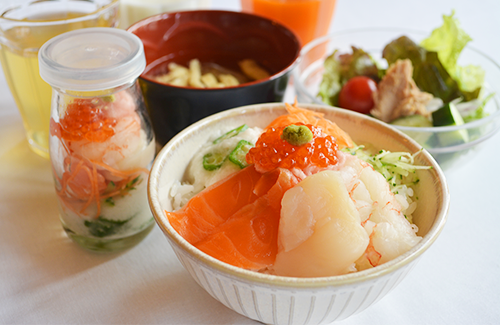 目玉料理 海鮮パフェ